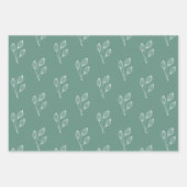 Skandinavisches Minimalfolkmuster Geschenkpapier Set (Vorderseite)