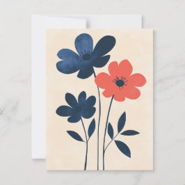 skandinavisches Minimalistisch #161 Postkarte