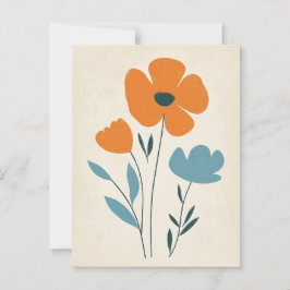 skandinavisches Minimalistisch #162 Postkarte