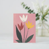 skandinavisches Minimalistisch #163 Postkarte (Stehend Vorderseite)