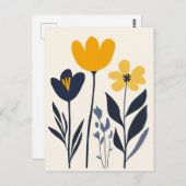 skandinavisches Minimalistisch #164 Postkarte (Vorne/Hinten)