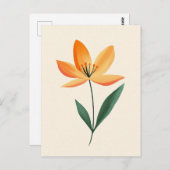 skandinavisches Minimalistisch #166 Postkarte (Vorne/Hinten)