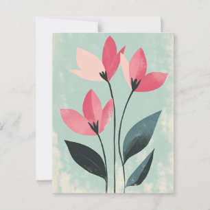 skandinavisches Minimalistisch #167 Postkarte