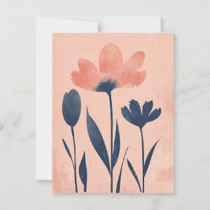 skandinavisches Minimalistisch #168 Postkarte