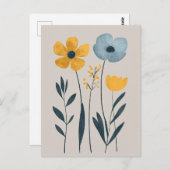 skandinavisches Minimalistisch #169 Postkarte (Vorne/Hinten)