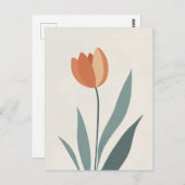 skandinavisches Minimalistisch #170 Postkarte (Vorne/Hinten)