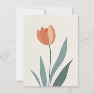 skandinavisches Minimalistisch #170 Postkarte