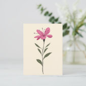 skandinavisches Minimalistisch #171 Postkarte (Stehend Vorderseite)