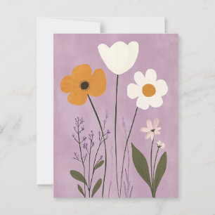 skandinavisches Minimalistisch #174 Postkarte