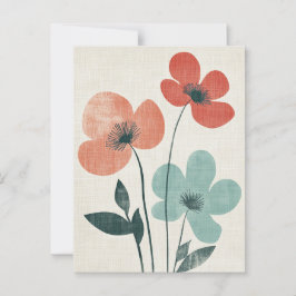 skandinavisches Minimalistisch #176 Postkarte