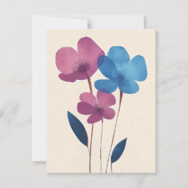 skandinavisches Minimalistisch #179 Postkarte