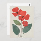 skandinavisches Minimalistisch #180 Postkarte (Vorne/Hinten)