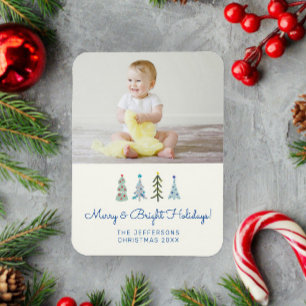 skandinavisches Minimalistisches Foto Magnet