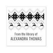 Skandinavisches Muster "From the Library" Permastempel (Design)