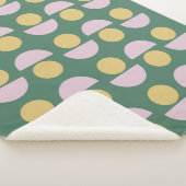 Skandinavisches Muster für das Muster "Floral" in Sherpadecke (3/4)