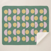 Skandinavisches Muster für das Muster "Floral" in Sherpadecke (Vorderseite (Horizontal))