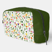 Skandinavisches Muster für Flora und Fauna Waschbeutel (Rechte Ecke)