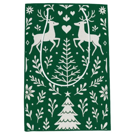 SKANDINAVISCHES MUSTER GESCHENKTÜTE (Vorderseite)
