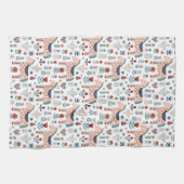 Skandinavisches Muster Geschirrtuch (Horizontal)