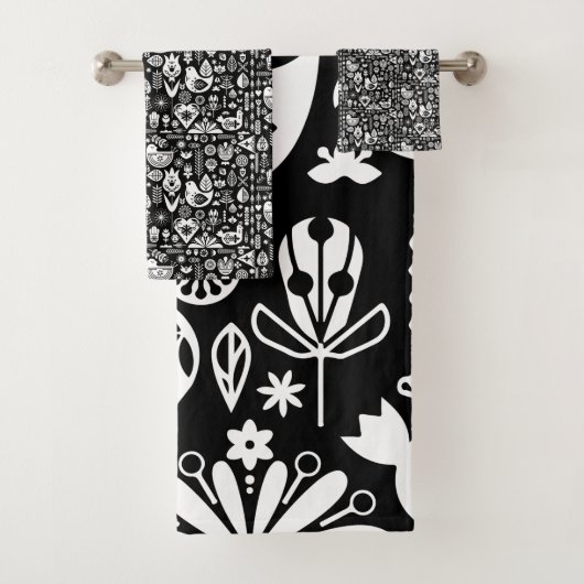 Skandinavisches Muster Kunst Badhandtuch Set (Insitu)