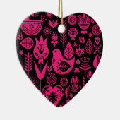 Skandinavisches Muster Kunst Keramik Ornament (Rechts)