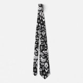 Skandinavisches Muster Kunst Krawatte (Rückseite)