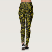 Skandinavisches Muster Kunst Leggings (Rückseite)
