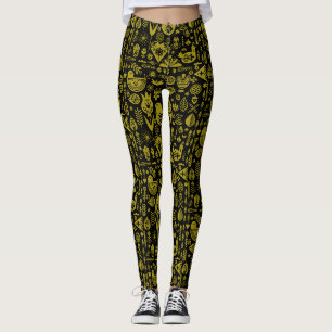 Skandinavisches Muster Kunst Leggings