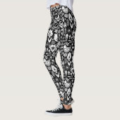 Skandinavisches Muster Kunst Leggings (Links)