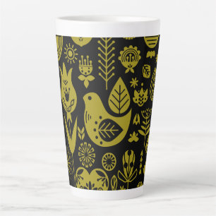 Skandinavisches Muster Kunst Milchtasse