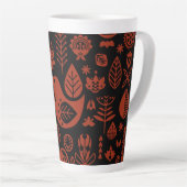 Skandinavisches Muster Kunst Milchtasse (Rechte Ecke)