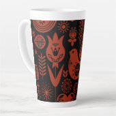 Skandinavisches Muster Kunst Milchtasse (Linke Ecke)