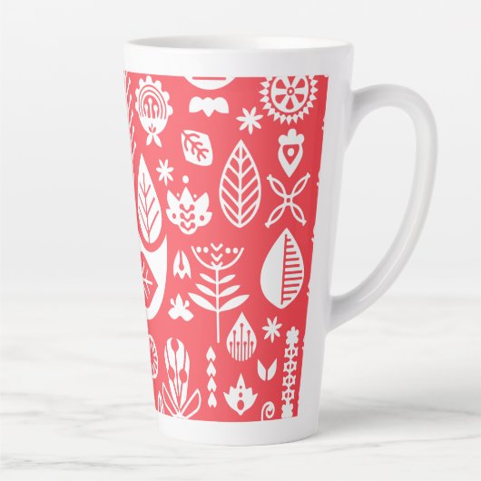 Skandinavisches Muster Kunst Milchtasse (Rechts)