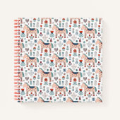 Skandinavisches Muster Notizblock (Vorderseite)