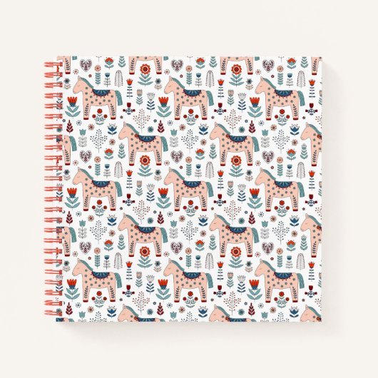 Skandinavisches Muster Notizblock (Vorderseite)