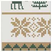 Skandinavisches Muster Stoff (Nahaufnahme)