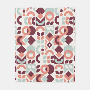 Skandinavisches Musterdesign. Einfache moderne Ret Fleecedecke