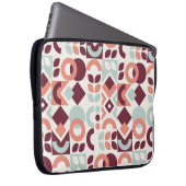 Skandinavisches Musterdesign. Einfache moderne Ret Laptopschutzhülle (Vorne Rechts)