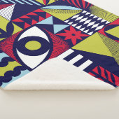 Skandinavisches oder Retrostil grafisches Muster. Sherpadecke (3/4)