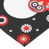 Skandinavisches Owl Folk Art Tableclout Tischdecke (Schrägansicht)
