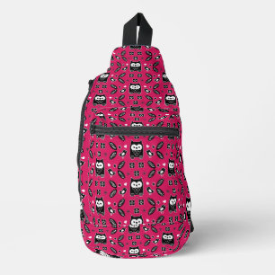 Skandinavisches Owl Folkloregeschenk Crossbody Bag