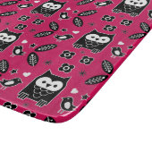 Skandinavisches Owl Folkloregeschenk Schneidebrett (Ecke)