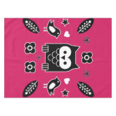 Skandinavisches Owl Folkloregeschenk Tischdecke (Vorderseite (Horizontal))