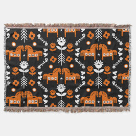 Skandinavisches Pferdervolk Decke