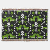 Skandinavisches Pferdervolk Decke (Vorderseite)