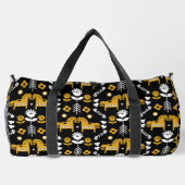 Skandinavisches Pferdervolk Duffle Bag (Rückseite)