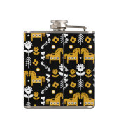 Skandinavisches Pferdervolk Flachmann (Rückseite)