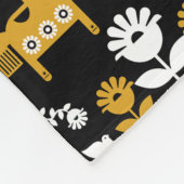 Skandinavisches Pferdervolk Fleecedecke (Ecke)