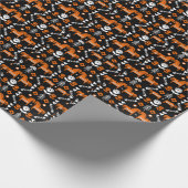 Skandinavisches Pferdervolk Geschenkpapier (Ecke)