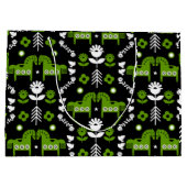 Skandinavisches Pferdervolk Große Geschenktüte (Rückseite)